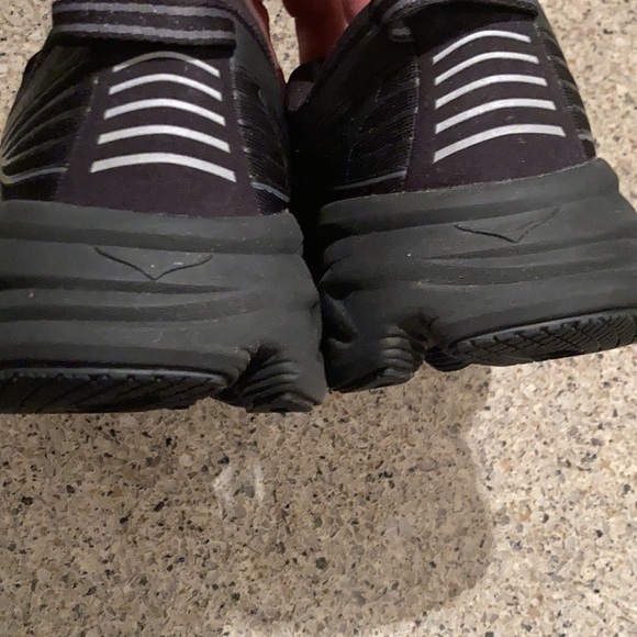 Men’s 11.5 2E (wide) Hoka Bondi 7 Black/Black - Picture 6 of 10
